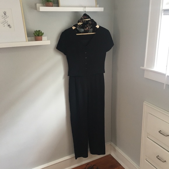 Vintage Liz Claiborne Jumpsuit - Sz 4 - Picture 2 of 5